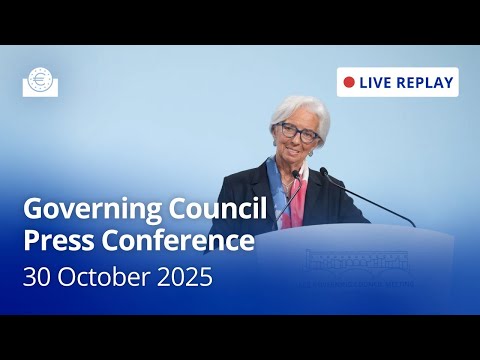 ECB Governing Council Press Conference - 30 October 2025