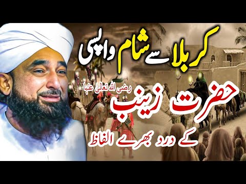 Karbala Se Sham Wapsi | Syeda Zainab Ke Dard Bhare Alfaaz | Karbala Ka Waqia | Bayan By Raza Saqib