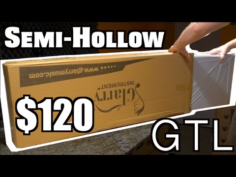 Video! Glarry GTL Semi-Hollow T-Style Electric Guitar w/ Case + Gig Bag image 26