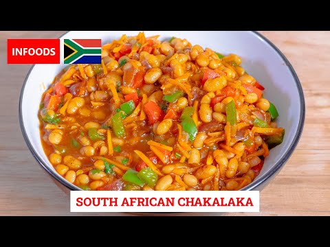 🇿🇦 South African Chakalaka Recipe | How to Make Chakalaka at Home | Baked Beans Recipe | Infoods