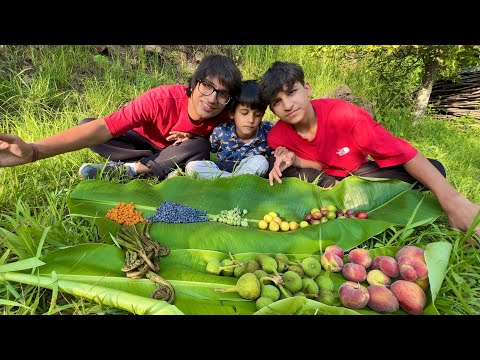 Eating Jungle Food For 24 Hours 😍