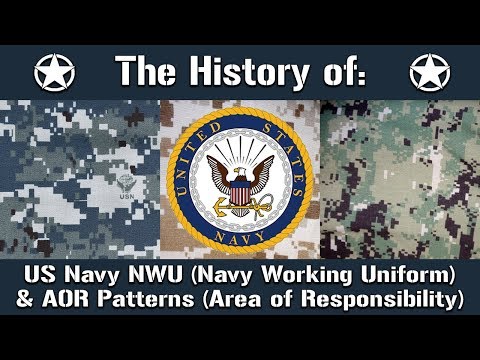 The History of: The US Navy Navy Working Uniform (NWU) & AOR Camouflage Patterns | Uniform History