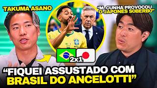 ASANO E TV JAPONESA SE RENDERAM AO BRASIL DO ANCELOTTI E PROVOCAÇÃO DO MATHEUS CUNHA