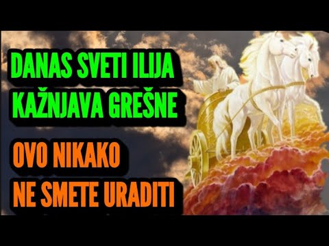 Danas je Sveti Ilija Gromovnik- Ilindan Kažnjava Grešne, a Ako Zagrmi Ovo Nikako Ne Smete Uraditi