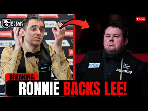 RONNIE O’SULLIVAN BACKS STEPHEN LEE! 😱 12-Year BAN Controversy REIGNITES!