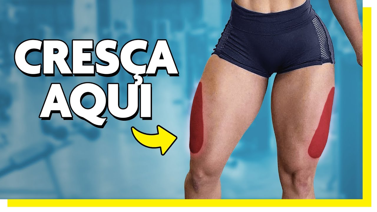 Como AUMENTAR a lateral da COXA (Treino Completo)