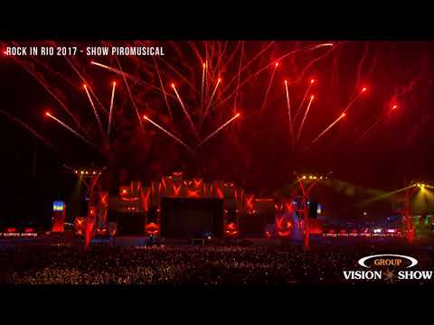 Show Piromusical - Abertura Rock in Rio 2017
