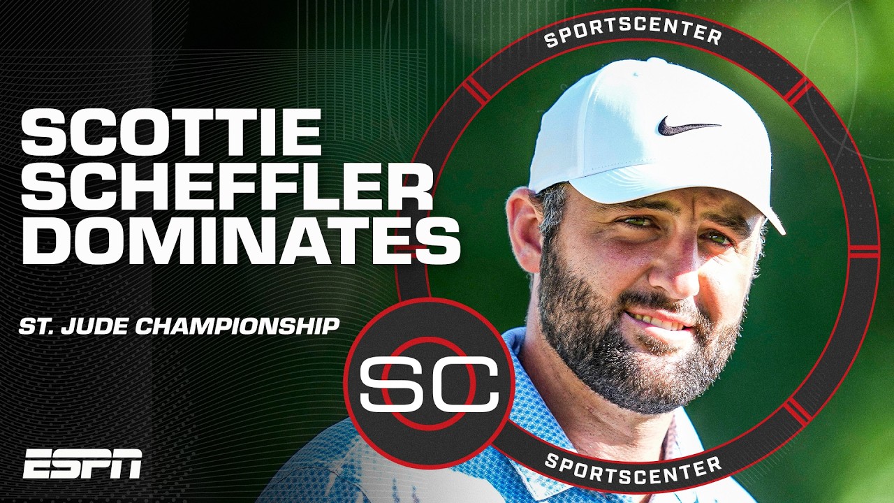 Scottie Scheffler DOMINATES the FedEx St. Jude Championship, winning by 8 strokes ⛳️ | SportsCenter