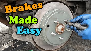 2003-2008 Honda Pilot Rear Brake Pads and Rotor Replacement