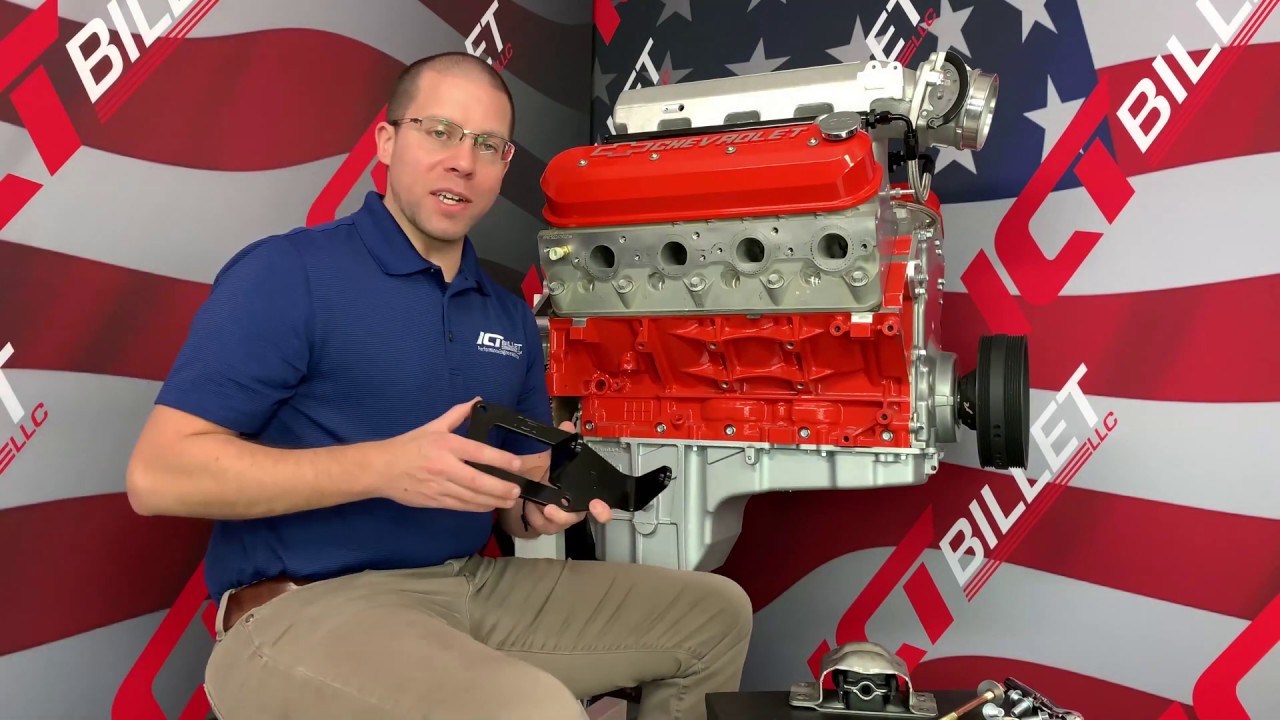 551928 SBC to LS Steel Swap Mount