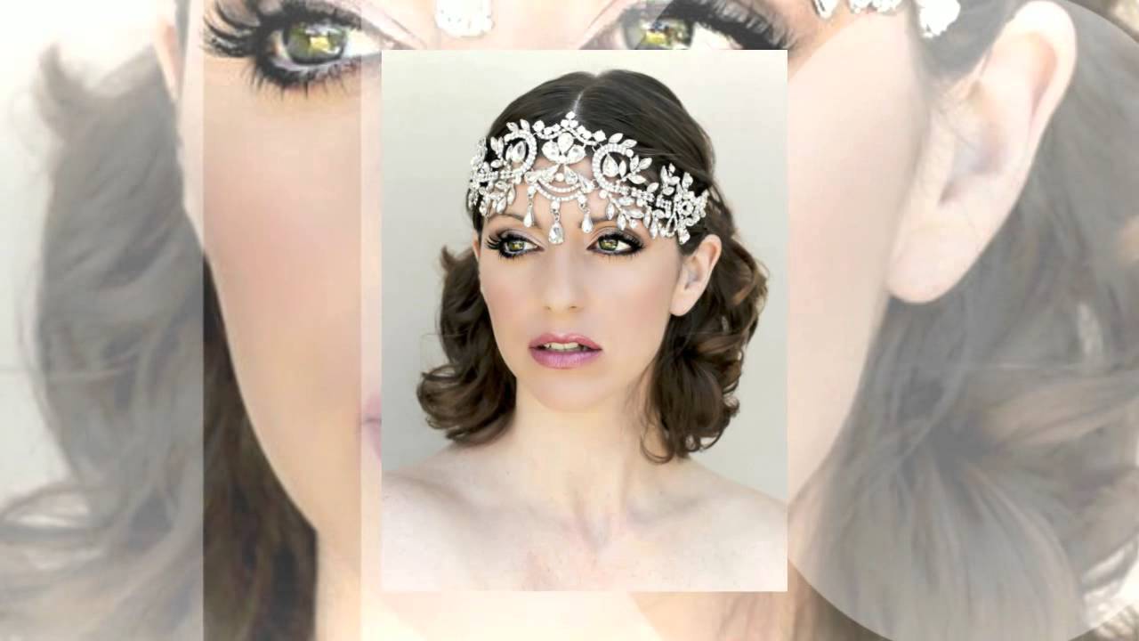 Stunning Rhinestone Bridal Forehead Headpiece - 