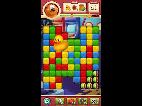 Toon Blast Level 6445 - NO BOOSTERS 🐻🐺🐱 | SKILLGAMING ✔️