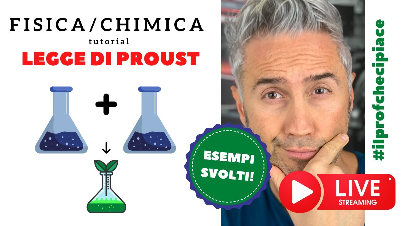 chimica LEGGE DI PROUST esercizi svolti | la chimica che ci piace