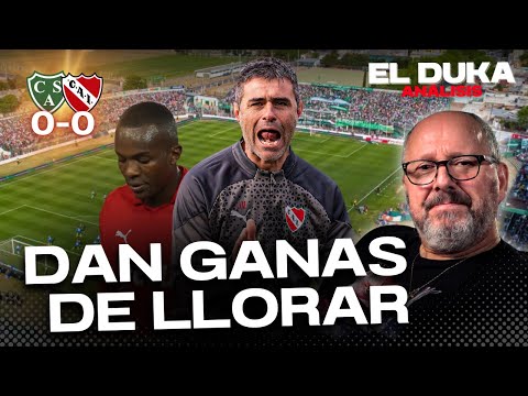 DAN GANAS DE LLORAR- Sarmiento vs Independiente 0-0 - ELDUKA