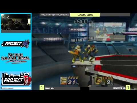 Smash On Tap #21 - Satan (Marth, Fox) vs EMG | N0ne (Falcon)