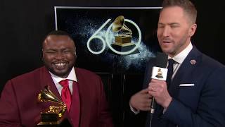 James Fauntleroy Interview | Backstage | 60th GRAMMYs