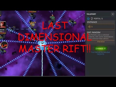 LAST MASTER DIMENSIONAL RIFT RUN! MARVEL Contest Of Champions!