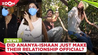 Ananya Panday & Ishaan Khatter make their relationship official at the airport after secret vacay?