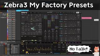 Video thumbnail for u-he Zebra 3 - My Factory Presets by PLUGMON