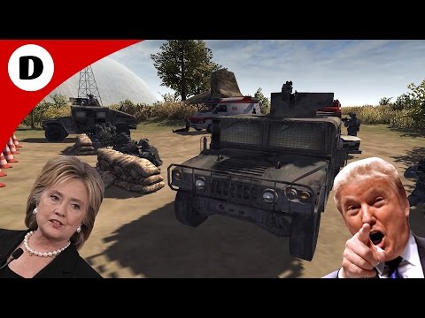 DONALD TRUMP vs HILLARY CLINTON ~ Red Rising Mod - Men of War: Assault Squad 2