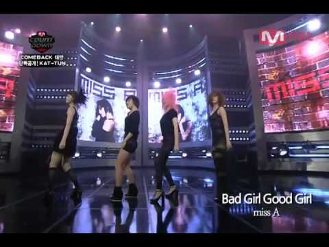 [K-POP] Mnet - M countdown, miss A - Bad Girl Good Girl