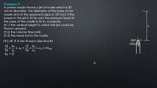 FUNDAMENTALS of FLUID FLOW, Example 9