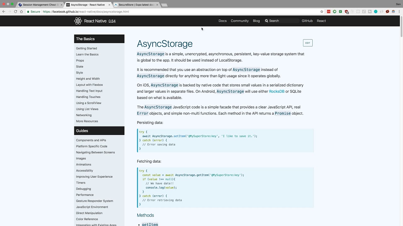 How To Store Access Token In React Native CrossPointe