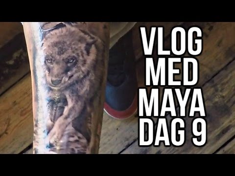 Vlog Med Maya - Dag 9 - Tatoverings Dag 1! - [Dansk]