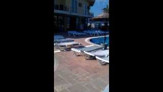 preview picture of video 'This shows how close Dolphin 2 at Sunset Beach Club is to Calis Beach near Fethiye, Turkey'