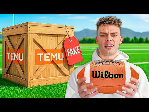 I Tested FAKE Temu Football Products!