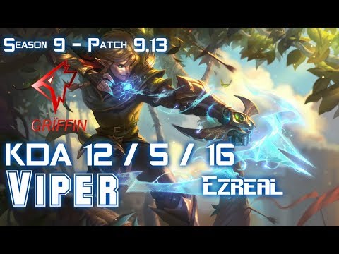 GRF  Viper EZREAL vs KAI'SA ADC - Patch 9.13 KR Ranked