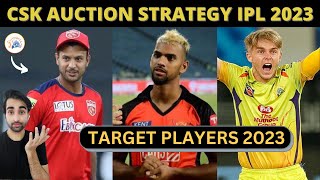 CSK Target Players and IPL 2023 AUCTION STRATEGY | Playing 11 | IPL 2023 ALL TEAM SQUAD