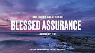 Download lagu Blessed Assurance | Piano Instrumental with Lyrics mp3 Download lagu Blessed Assurance | Piano Instrumental with Lyrics mp3