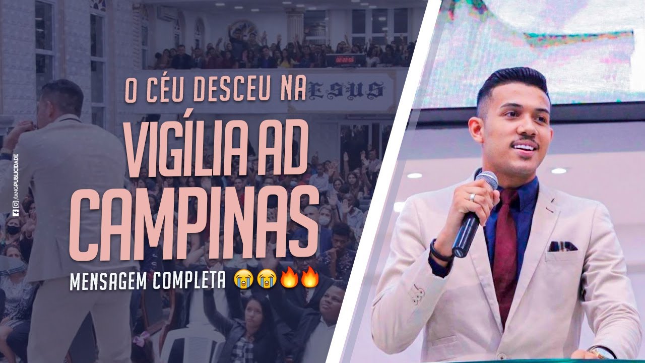 O CÉU DESCEU NA VIGÍLIA AD CAMPINAS | MISS. LUCAS RAPHAEL