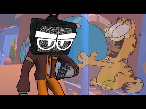 TV-Nauta comiéndose a Garfield