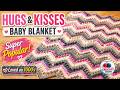 How To Crochet Hugs Kisses Wave Blanket