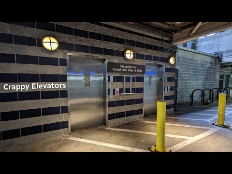 Crappy ??? hydraulic elevators at the Wheaton Metro Station in Wheaton-Glenmont MD