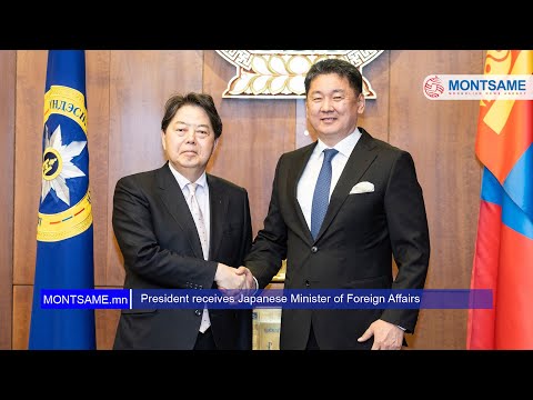 President receives Japanese Minister of Foreign Affairs