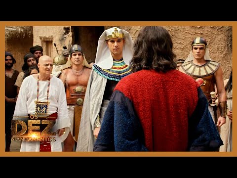 Ramsés vai à vila dos hebreus encontrar Moisés | OS DEZ MANDAMENTOS