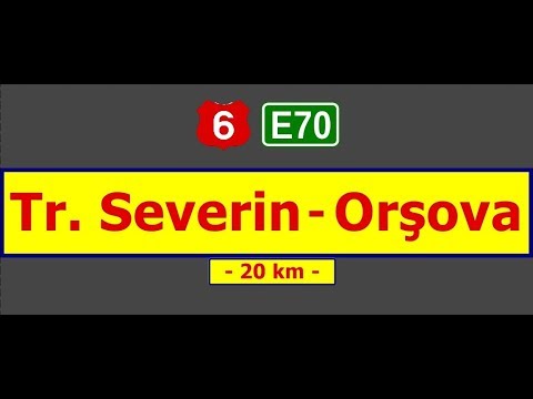 DN 6 (E70):  Drobeta-Turnu Severin - Orşova (2x) - Aug. 9, 2015