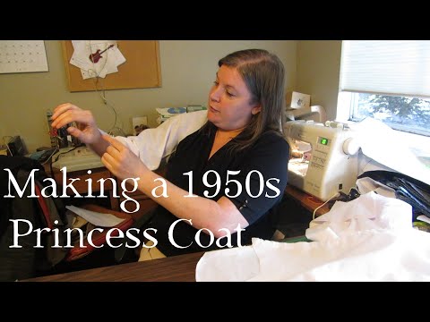 Sewing a 1950s Princess Coat mockup (and many mistakes)