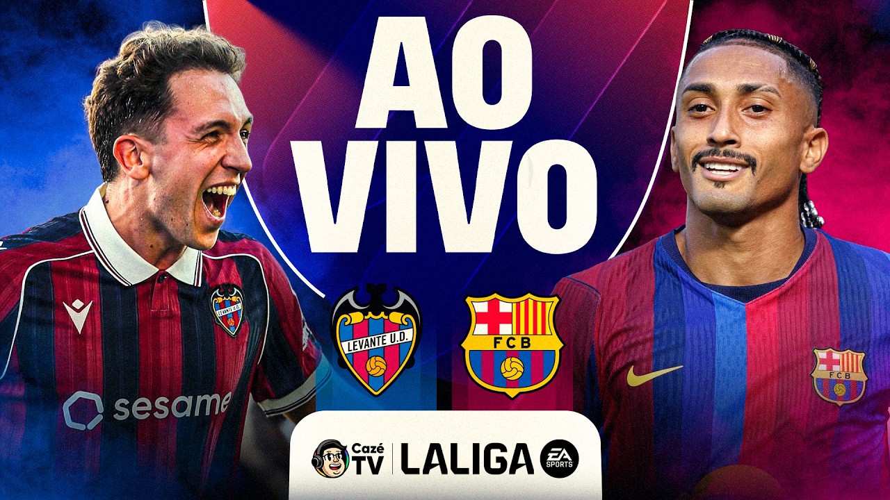 AO VIVO: LEVANTE X BARCELONA | LALIGA 26/27 | 5ª RODADA