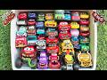 Disney Pixar Cars Unboxing Review Lightning McQueen Tow Mater Doc Hudson Sally Carrera Mack