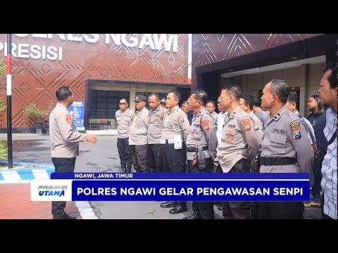 JELANG NATARU POLRES NGAWI CEK SENPI ANGGOTA