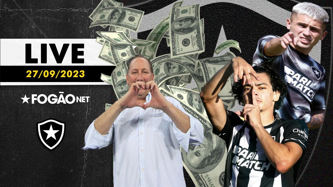 LIVE | Botafogo tem folha 40% superior à do Grêmio? Joias desfalcam em até seis jogos