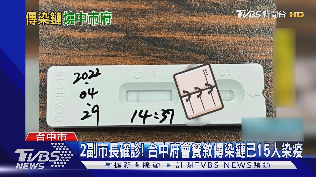 2副市長確診！　台中府會餐敘傳染鏈已15人染疫
