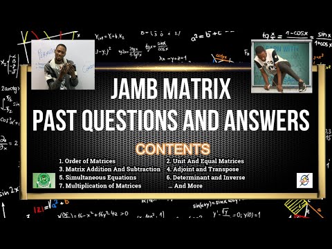 Jamb Matrix Past Questions And Answers
