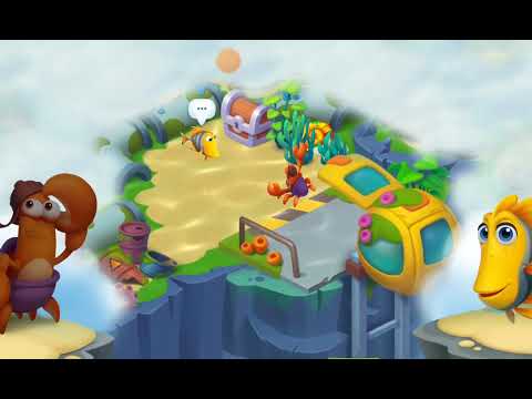 fishdom gameplay crab adventure story