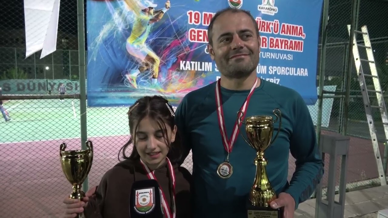 ŞANLIURFA’DA ÖDÜLLÜ TENİS TURNUVASI FİNALLE SONA ERDİ