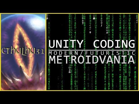 🔴 Unity Dev: Modern/Futuristic Metroidvania Art & Coding #01